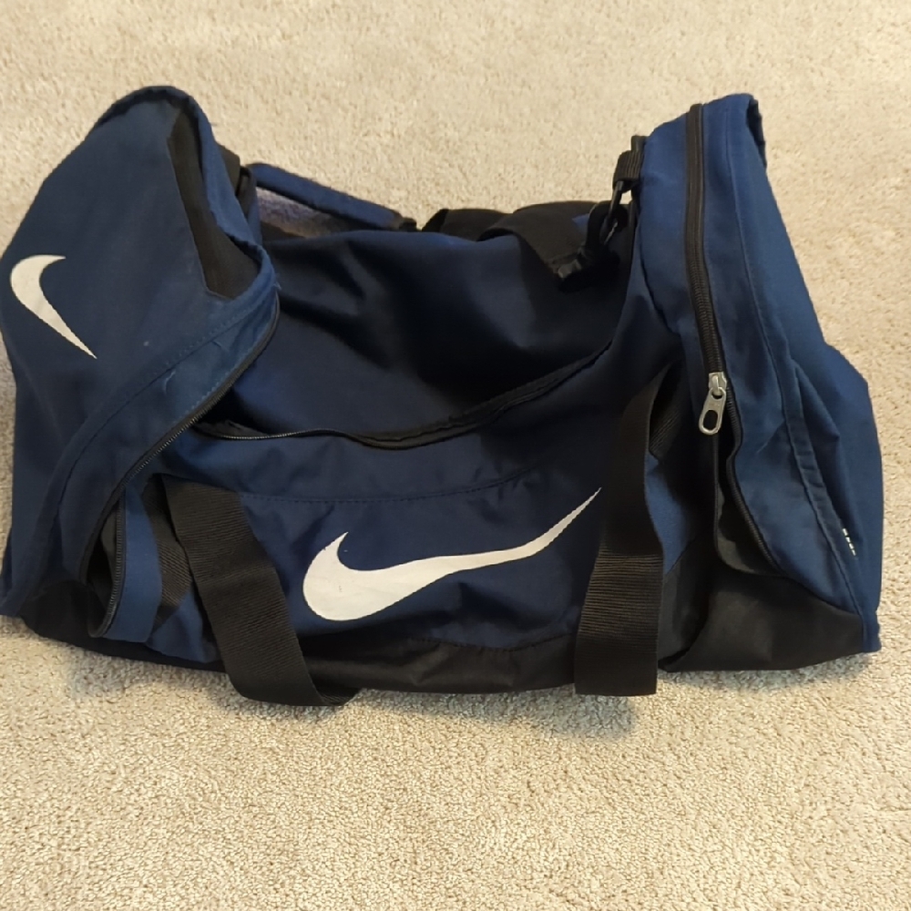 Nike Navy Blue Duffel Bag